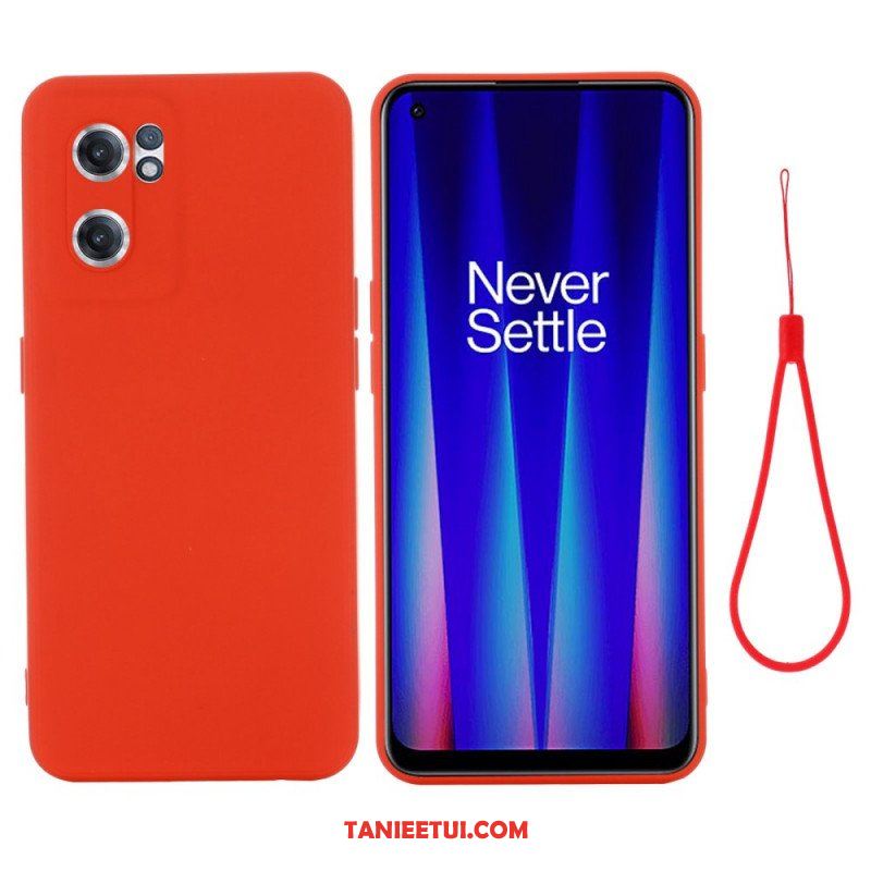 Etui do OnePlus Nord CE 2 5G Tekstura Z Mikrofibry