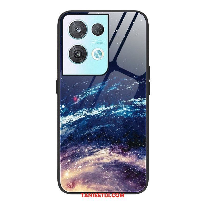 Etui do Oppo Reno 8 Pro Szkło Hartowane Kosmiczne