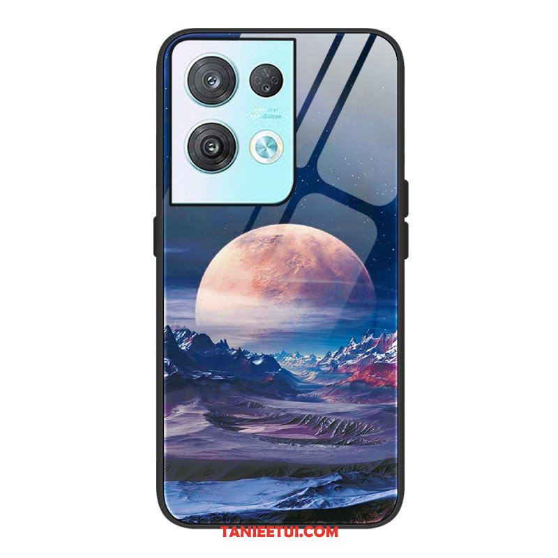 Etui do Oppo Reno 8 Pro Szkło Hartowane Kosmiczne