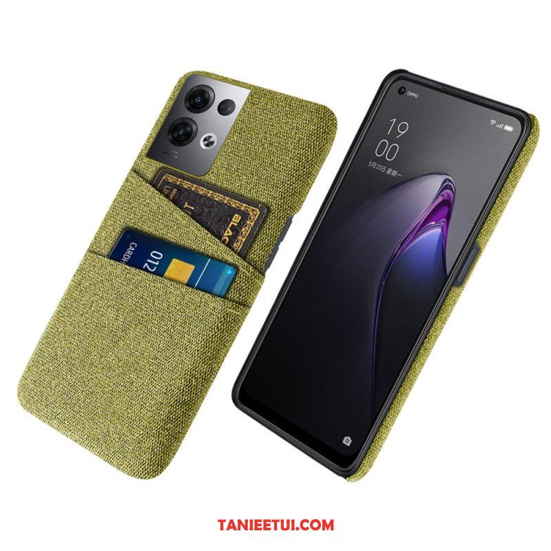 Etui do Oppo Reno 8 Pro Tkanina Na Karty