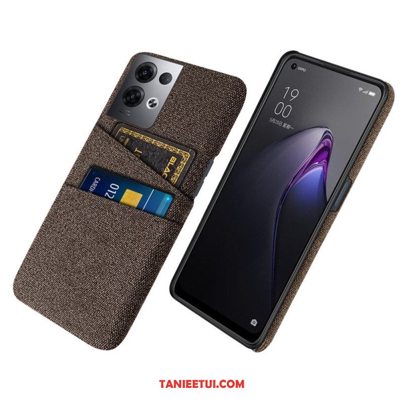 Etui do Oppo Reno 8 Pro Tkanina Na Karty