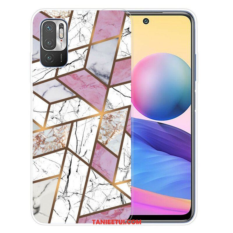 Etui do Poco M3 Pro 5G Geometryczny Marmur