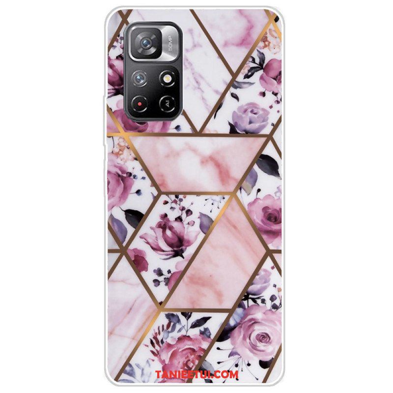 Etui do Poco M4 Pro 5G Geometria Marmuru