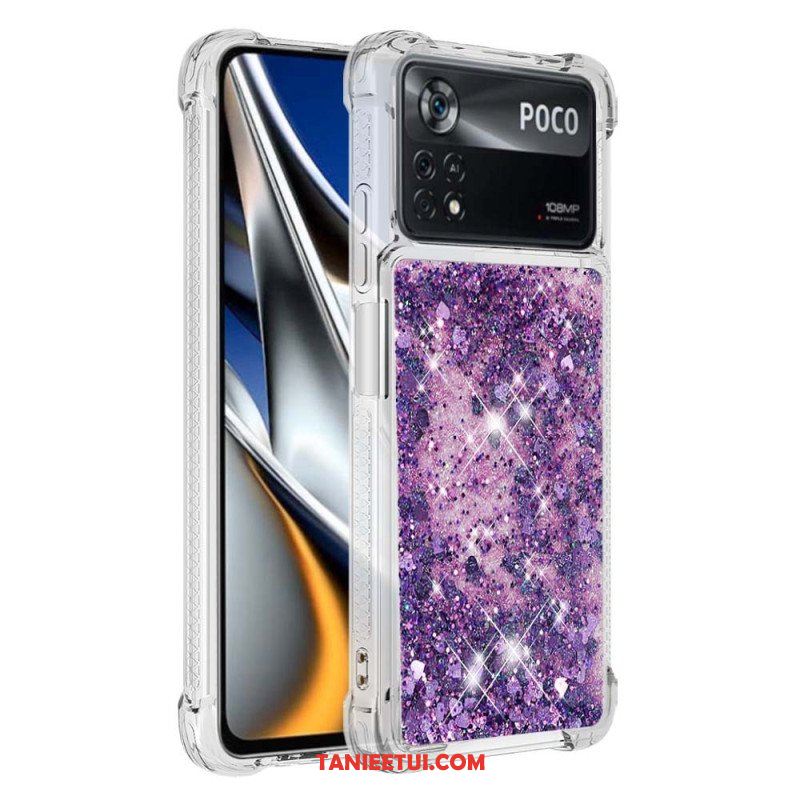 Etui do Poco X4 Pro 5G Pragnienia Cekiny