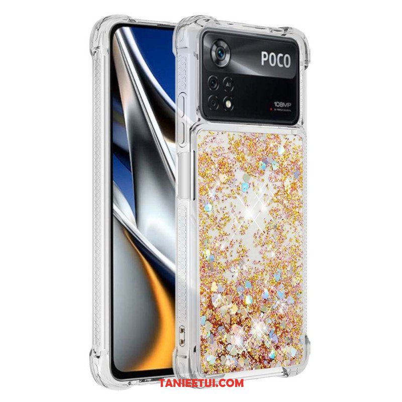 Etui do Poco X4 Pro 5G Pragnienia Cekiny