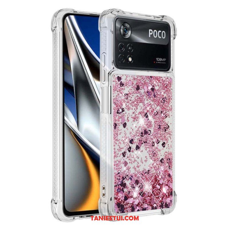 Etui do Poco X4 Pro 5G Pragnienia Cekiny