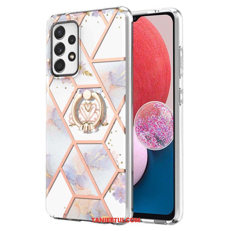 Etui do Samsung Galaxy A13 Kwiaty Wspornika Pierścieniowego