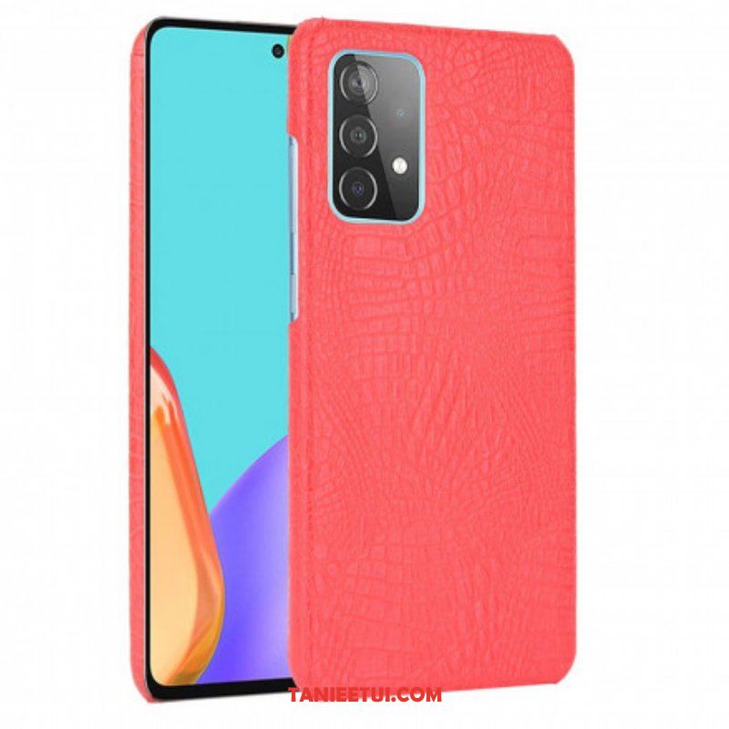 Etui do Samsung Galaxy A52 4G / A52 5G / A52s 5G Efekt Skóry Krokodyla