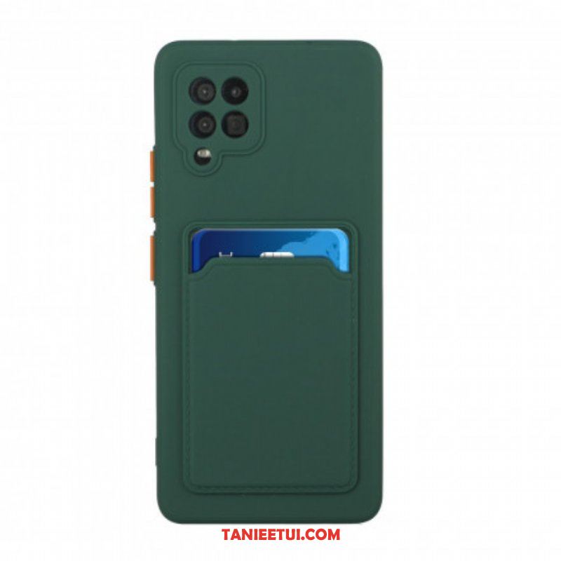 Etui do Samsung Galaxy M12 / A12 Silikonowy Uchwyt Na Kartę