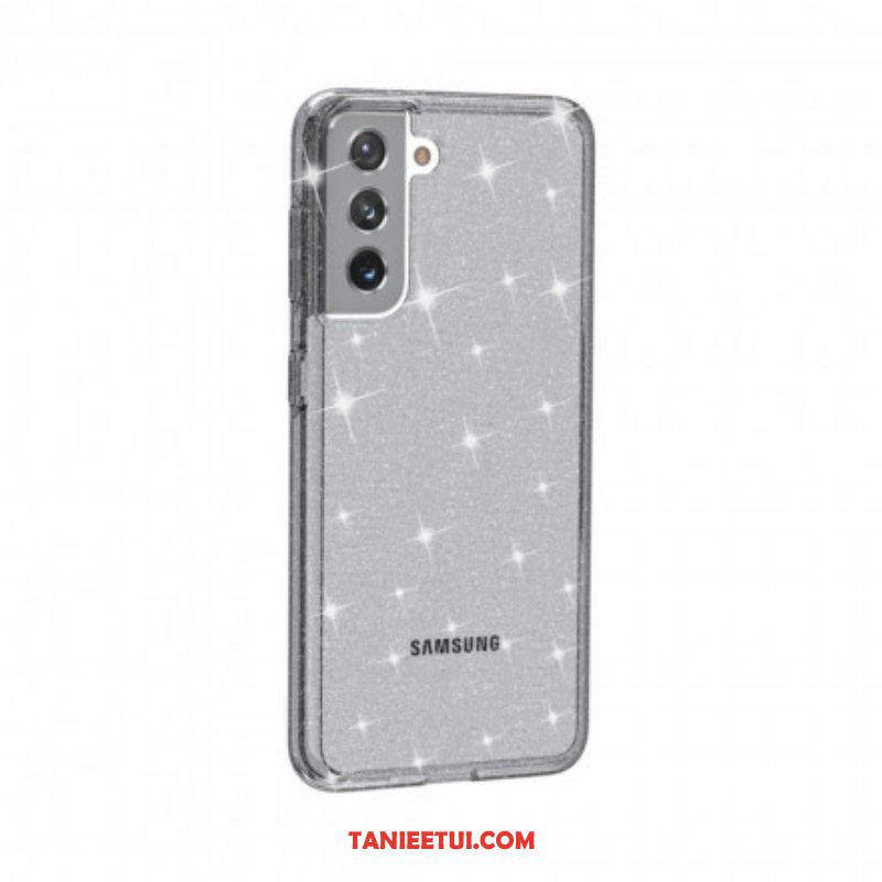 Etui do Samsung Galaxy S21 5G Przezroczyste Cekiny