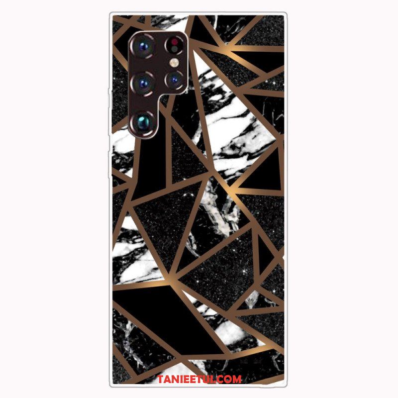 Etui do Samsung Galaxy S22 Ultra 5G Geometryczny Marmur