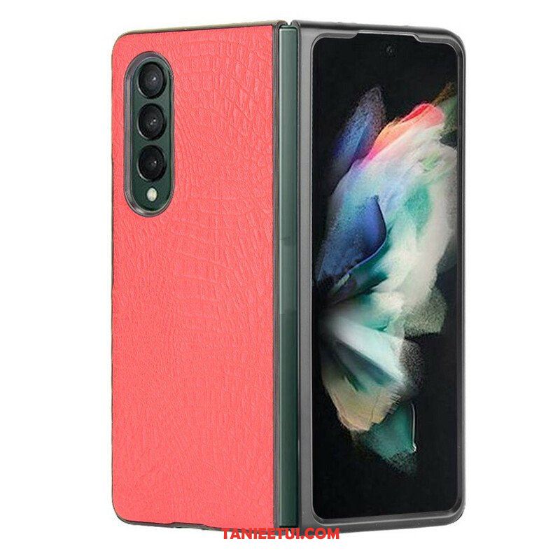 Etui do Samsung Galaxy Z Fold 3 5G Sztuczna Skóra Krokodyla