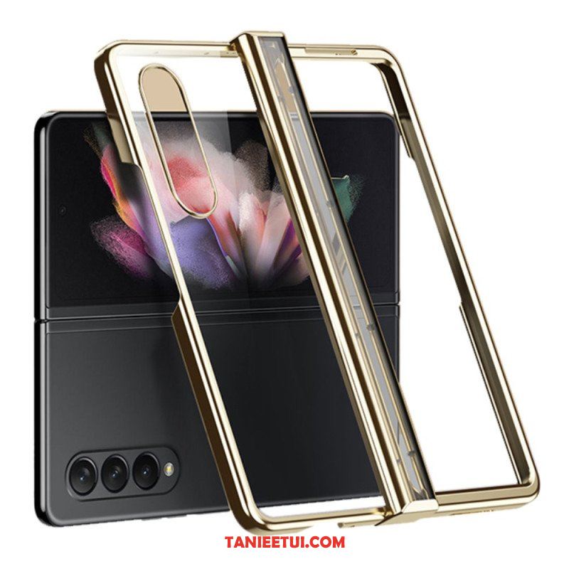 Etui do Samsung Galaxy Z Fold 4 Przezroczysty Metaliczny Zawias