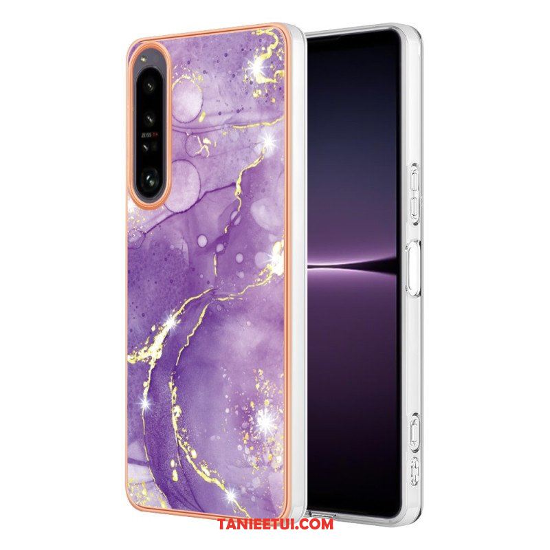 Etui do Sony Xperia 1 IV Kolorowy Marmur