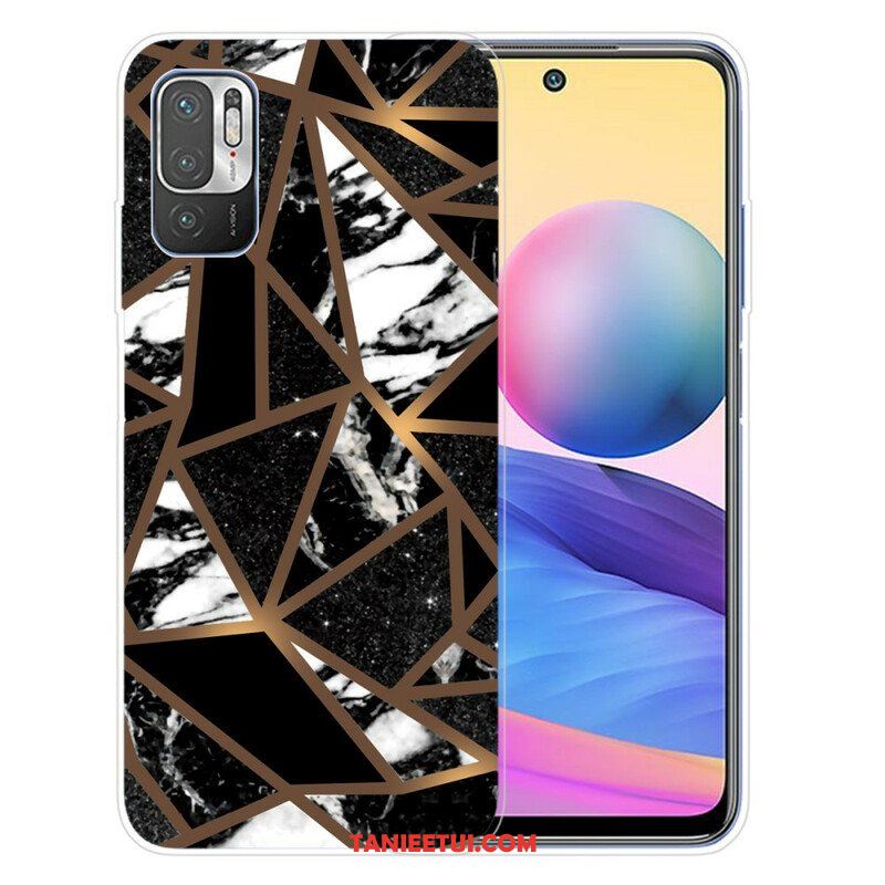 Etui do Xiaomi Redmi Note 10 5G Geometryczny Marmur