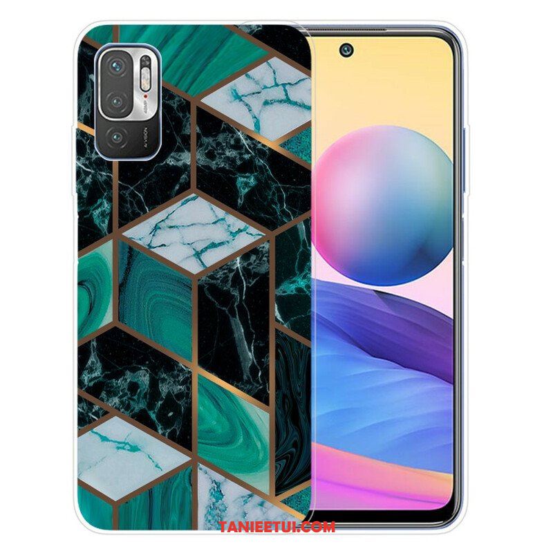 Etui do Xiaomi Redmi Note 10 5G Geometryczny Marmur