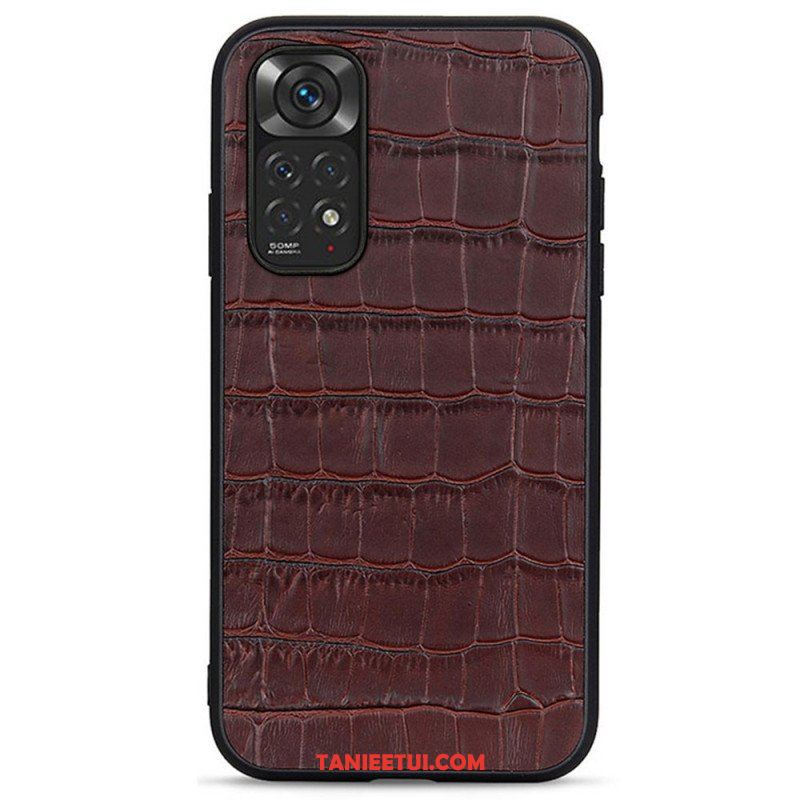 Etui do Xiaomi Redmi Note 11 / 11S Efekt Skóry Krokodyla