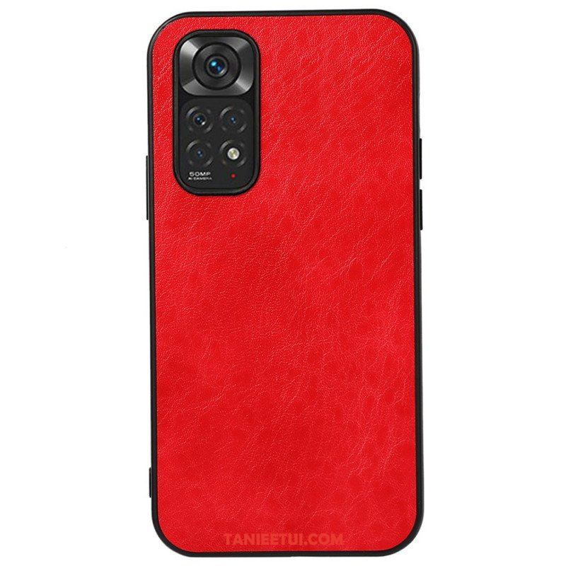 Etui do Xiaomi Redmi Note 11 / 11S Teksturowana Sztuczna Skóra