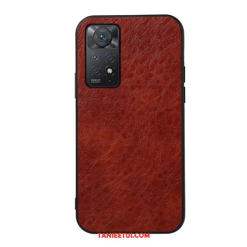 Etui do Xiaomi Redmi Note 11 Pro / 11 Pro 5G Teksturowana Sztuczna Skóra