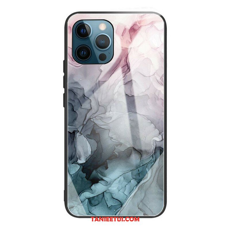 Etui do iPhone 13 Pro Max Marmurowe Szkło Hartowane