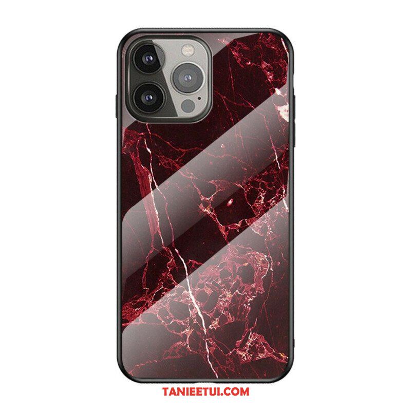 Etui do iPhone 13 Pro Szkło Hartowane W Kolorach Marmuru