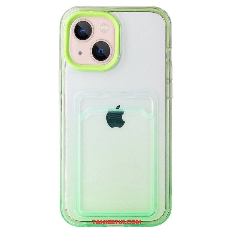 Etui do iPhone 14 Posiadacz Karty Gradientu