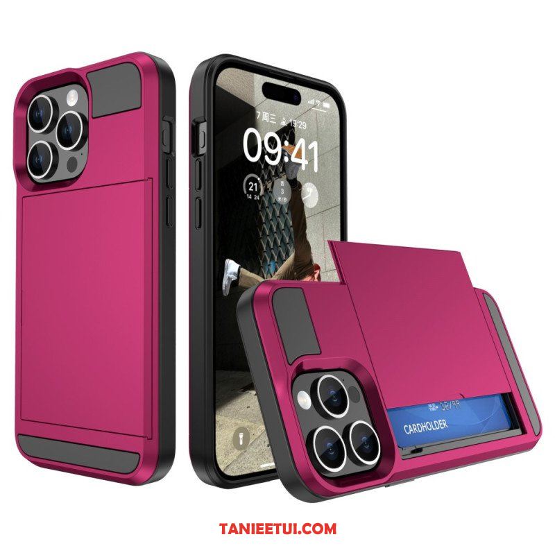 Etui do iPhone 15 Plus Zapinane Na Zamek Etui Na Karty