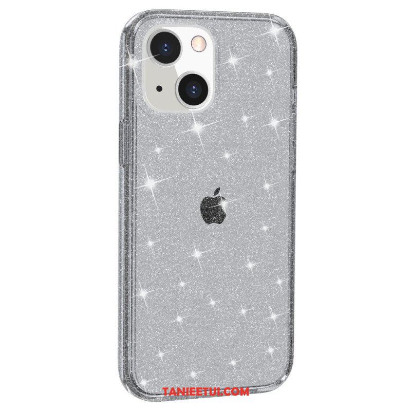 Etui do iPhone 15 Przezroczysty Brokat