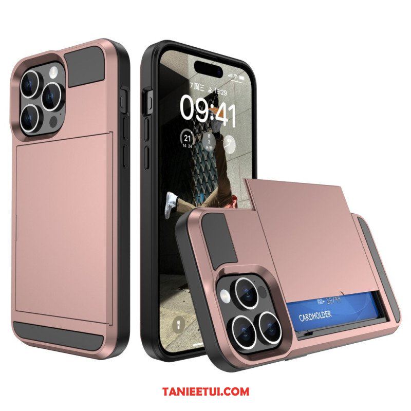 Etui do iPhone 15 Zintegrowany Uchwyt Na Kartę