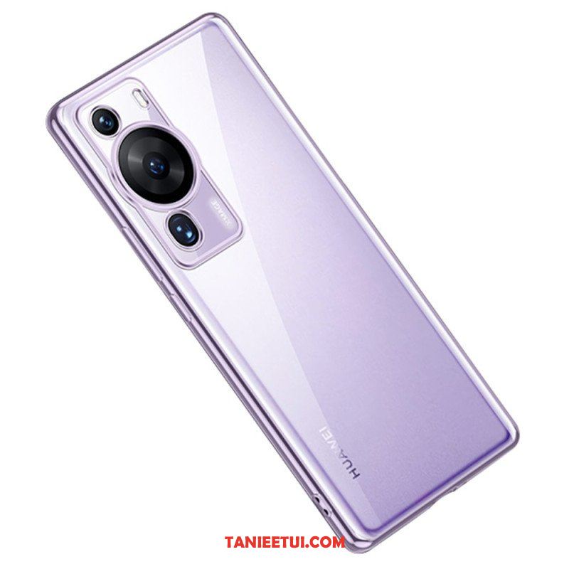 Futerały do Huawei P60 Pro Przezroczyste Metalowe Krawędzie Sulada