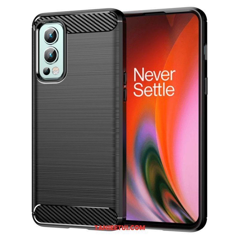 Futerały do OnePlus Nord 2 5G Szczotkowane Włókno Węglowe