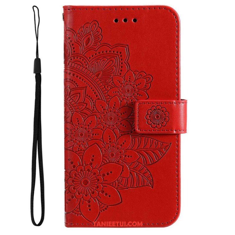 Obudowa Etui Na Telefon do Poco M4 5G z Łańcuch Paskowata Mandala