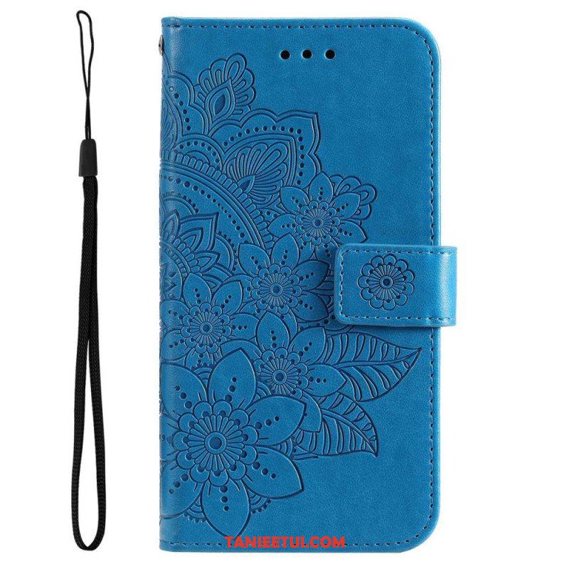 Obudowa Etui Na Telefon do Poco M4 5G z Łańcuch Paskowata Mandala