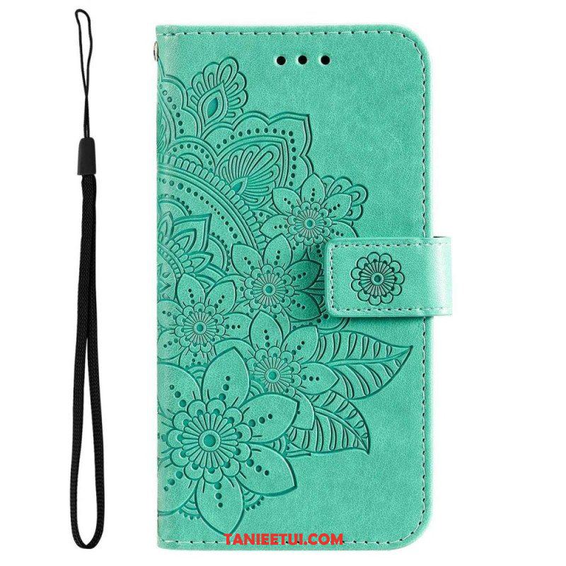 Obudowa Etui Na Telefon do Poco M4 5G z Łańcuch Paskowata Mandala