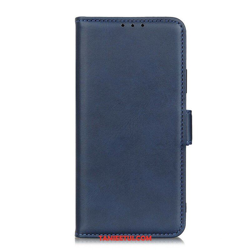 Skórzany Futerał do Samsung Galaxy S21 5G Etui Folio Podwójna Klapa